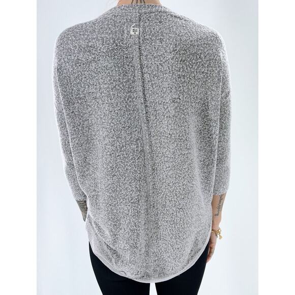 Billabong All Things Gray Matted Quarter Sleeve Sweatshirt Size XS - Picture 4 of 5